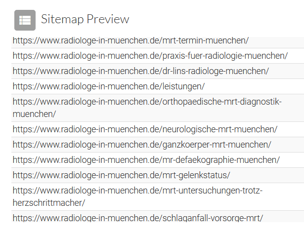 sitemap erstellen beispiel